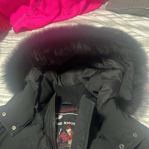 All black moose knuckles great condition upset for the red tag size large - Picture 9 of 9